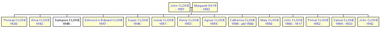 Mini tree diagram